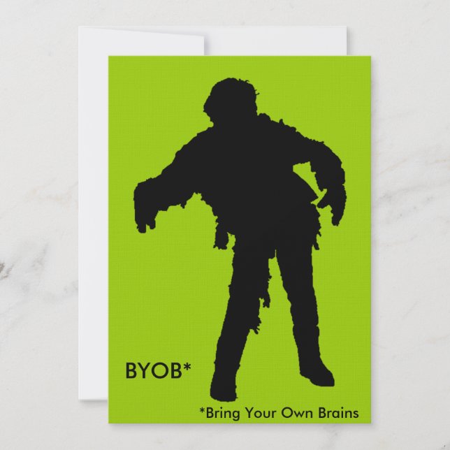 Zombie Black Silhouette (Voorkant)