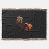 Zombie Blanket Gory Halloween Throw Blankets Decor Deken (Voorkant)