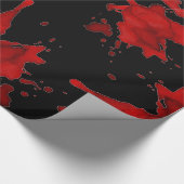 Zombie Blood Splatter Cadeaupapier (Hoek)