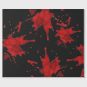 Zombie Blood Splatter Cadeaupapier (Vlak)