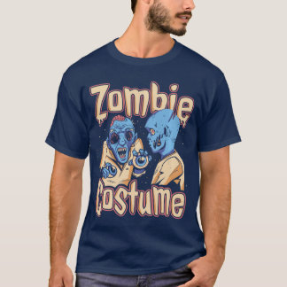 Zombie Bloody Grappige Kostuum Halloween Horror Zo T-shirt