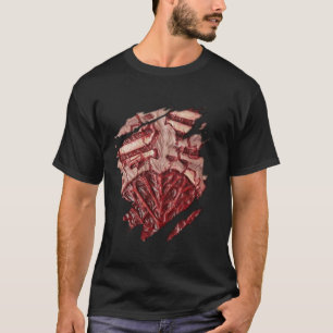 Zombie borst bloed en darmen Halloween kostuum T-shirt