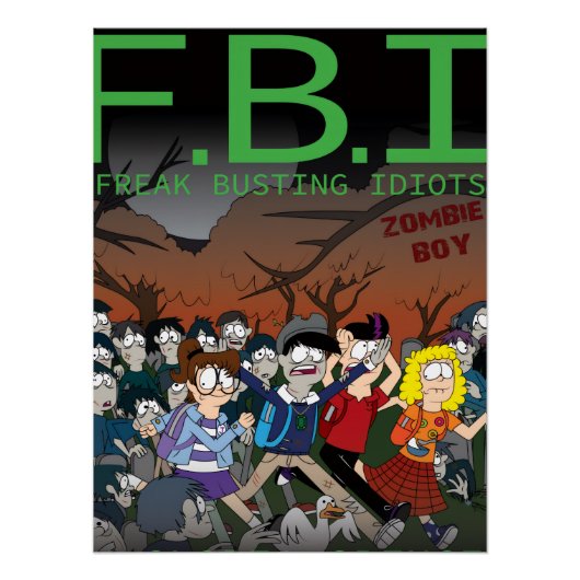 Zombie Boy Cover Poster (Voorkant)