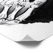 Zombie Boy Portrait Poster (Hoek)