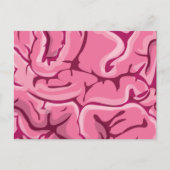 Zombie Brain Briefkaart (Voorkant)