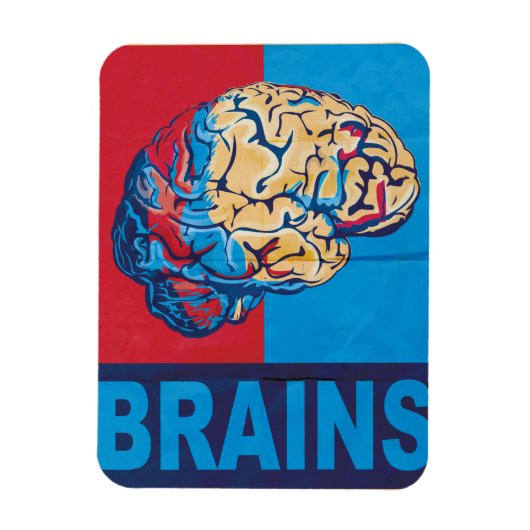 Zombie Brain Magneet (Verticaal)