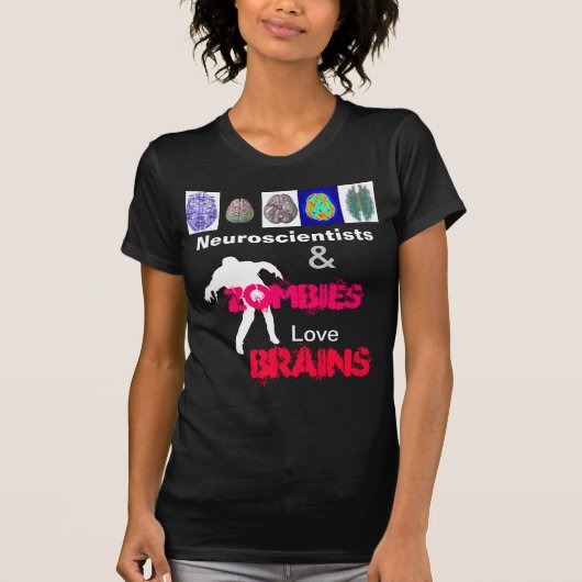 Zombie Brain Woman's T-shirt (Voorkant)