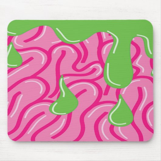 Zombie Brains Mousepad Muismat (Voorkant)