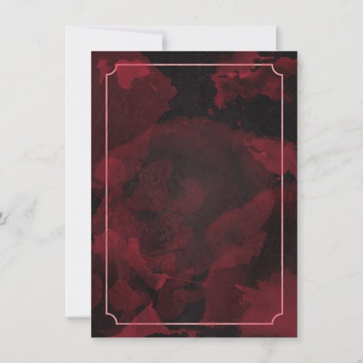 Zombie Brains Wedding Save the Date Kaart (Achterkant)