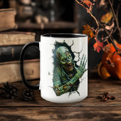 Zombie Breakthrough – Creepy Horror Koffie Mok