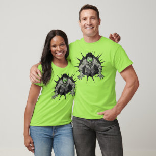 Zombie breekt door de muur Horror cadeau T-shirt