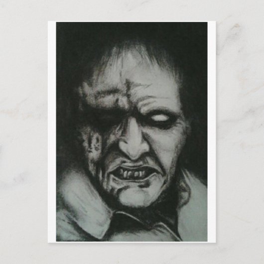 zombie briefkaart (Voorkant)