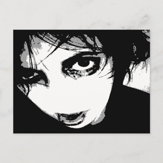 zombie! briefkaart (Voorkant)