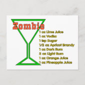 Zombie Briefkaart (Voorkant)