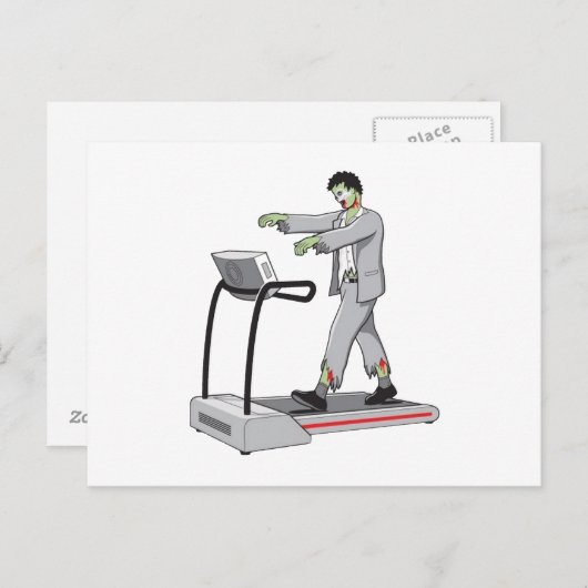 Zombie Briefkaart (Voorkant / Achterkant)