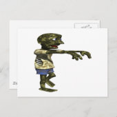 Zombie Briefkaart (Voorkant / Achterkant)