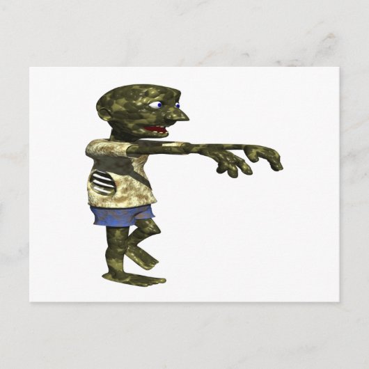 Zombie Briefkaart (Voorkant)