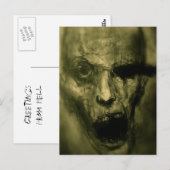 ZOMBIE Briefkaart van The Tormented Alexander (Voorkant / Achterkant)
