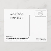 ZOMBIE Briefkaart van The Tormented Alexander (Achterkant)