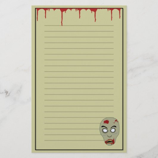 Zombie Briefpapier (Voorkant)