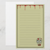 Zombie Briefpapier (Voorkant / Achterkant)