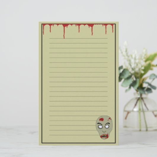Zombie Briefpapier (Staand voorkant)
