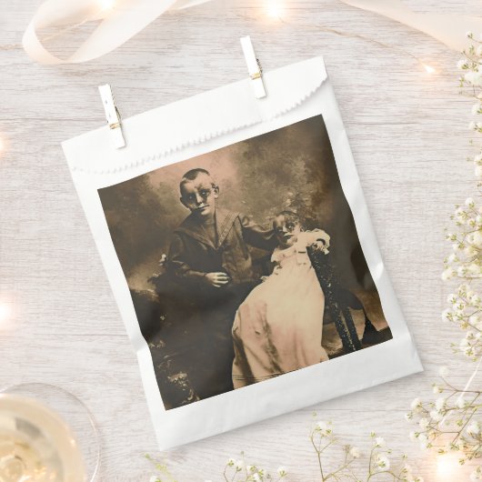 Zombie Broers en Zussen Bedankzakje (Geknipt)