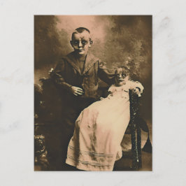 Zombie Broers en Zussen Briefkaart