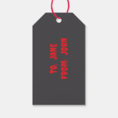 Zombie Broers en Zussen Cadeaulabel (Achterkant)