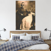 Zombie Broers en Zussen Canvas Afdruk (Insitu (Slaapkamer))