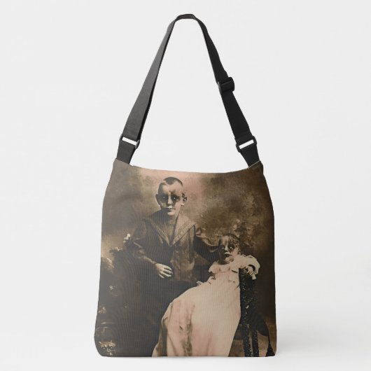 Zombie Broers en Zussen Crossbody Tas (Voorkant)