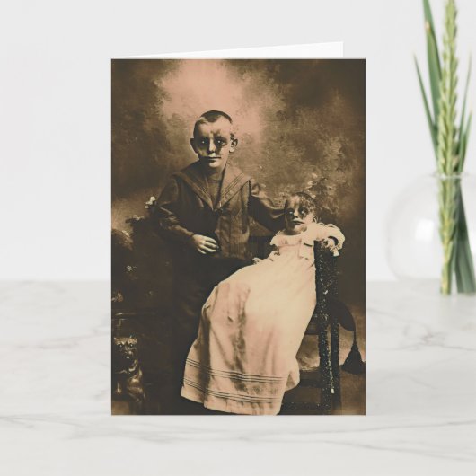 Zombie Broers en Zussen Kaart (Voorkant)