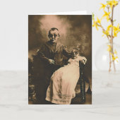 Zombie Broers en Zussen Kaart (Gele Bloem)