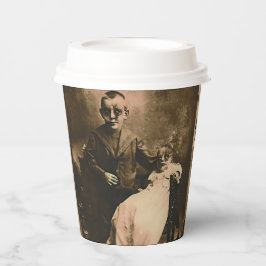 Zombie Broers en Zussen Papieren Bekers