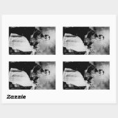 Zombie Broers en Zussen Rechthoekige Sticker (Vel)