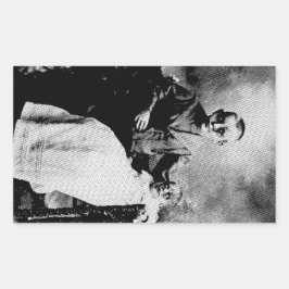 Zombie Broers en Zussen Rechthoekige Sticker