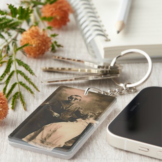 Zombie Broers en Zussen Sleutelhanger (Voorkant Rechts)