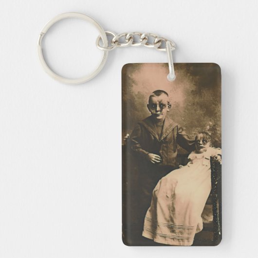 Zombie Broers en Zussen Sleutelhanger (Voorkant)