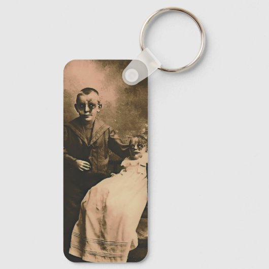 Zombie Broers en Zussen Sleutelhanger (Achterkant)