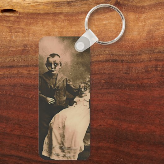 Zombie Broers en Zussen Sleutelhanger (Achterkant)