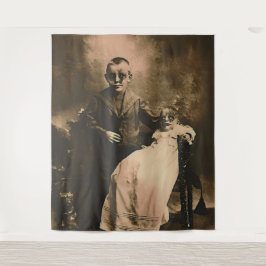 Zombie Broers en Zussen Wandkleed