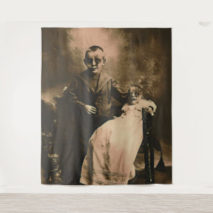 Zombie Broers en Zussen Wandkleed