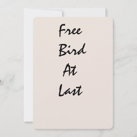 Zombie bruid echtscheiding partij uitnodiging vrij (Achterkant)