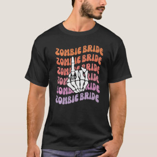 Zombie Bruid Tot de Dood Ons Scheidt Hen Party Bac T-shirt