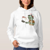 Zombie Brunch – Brain Pancake Flip Hoodie (Voorkant)