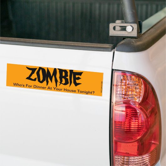 ZOMBIE BUMPERSTICKER (Op Truck)