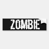 zombie bumpersticker (Voorkant)