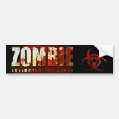 Zombie-Bumpersticker Bumpersticker (Voorkant)