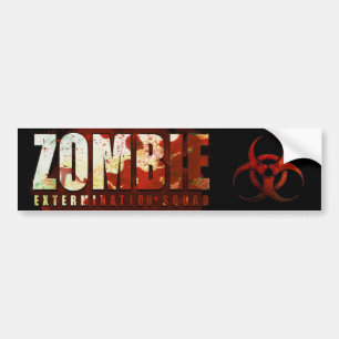 Zombie-Bumpersticker Bumpersticker