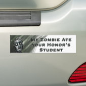 Zombie-Bumpersticker Bumpersticker (Op auto)